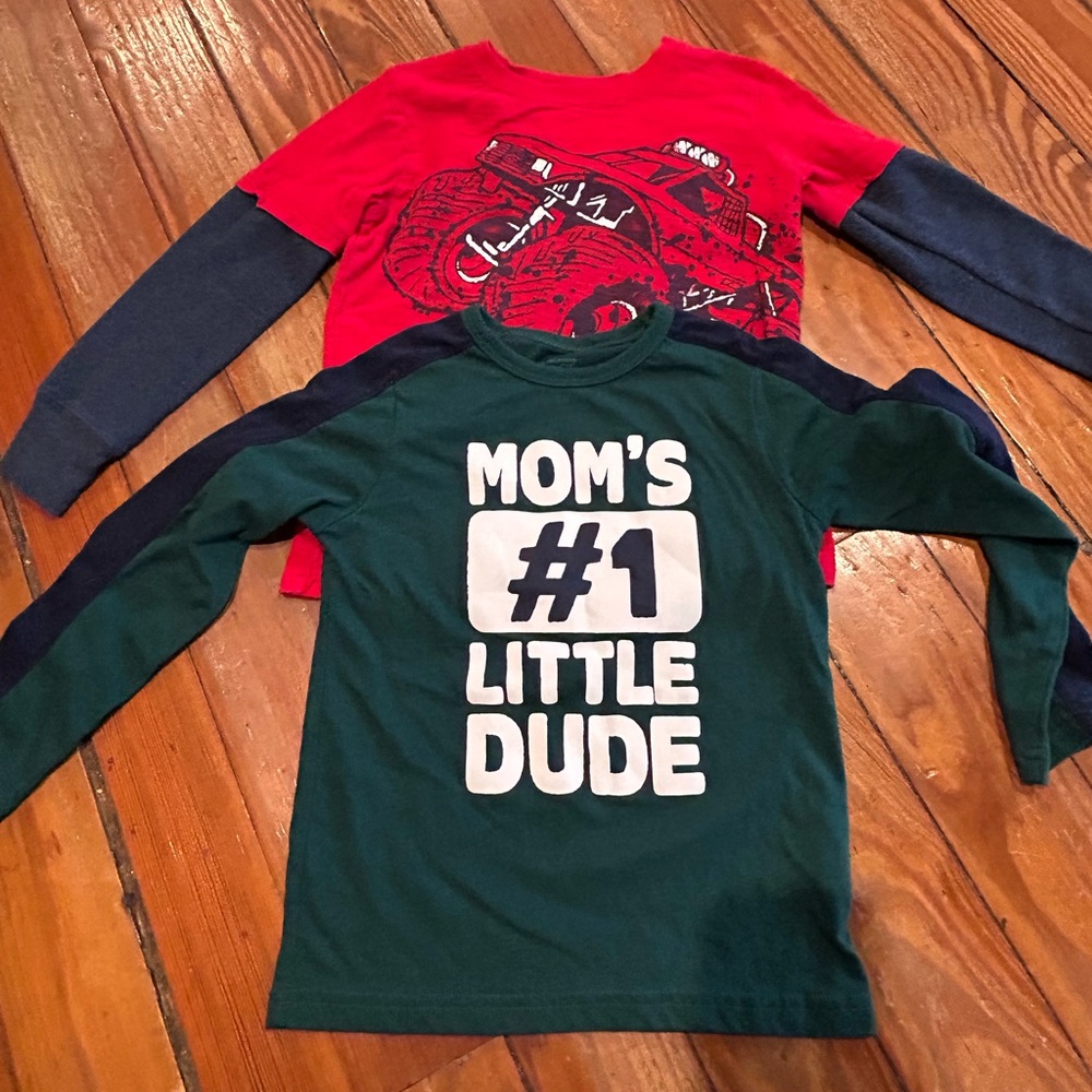 Boys 4t children’s place jumping beans long sleeve tops